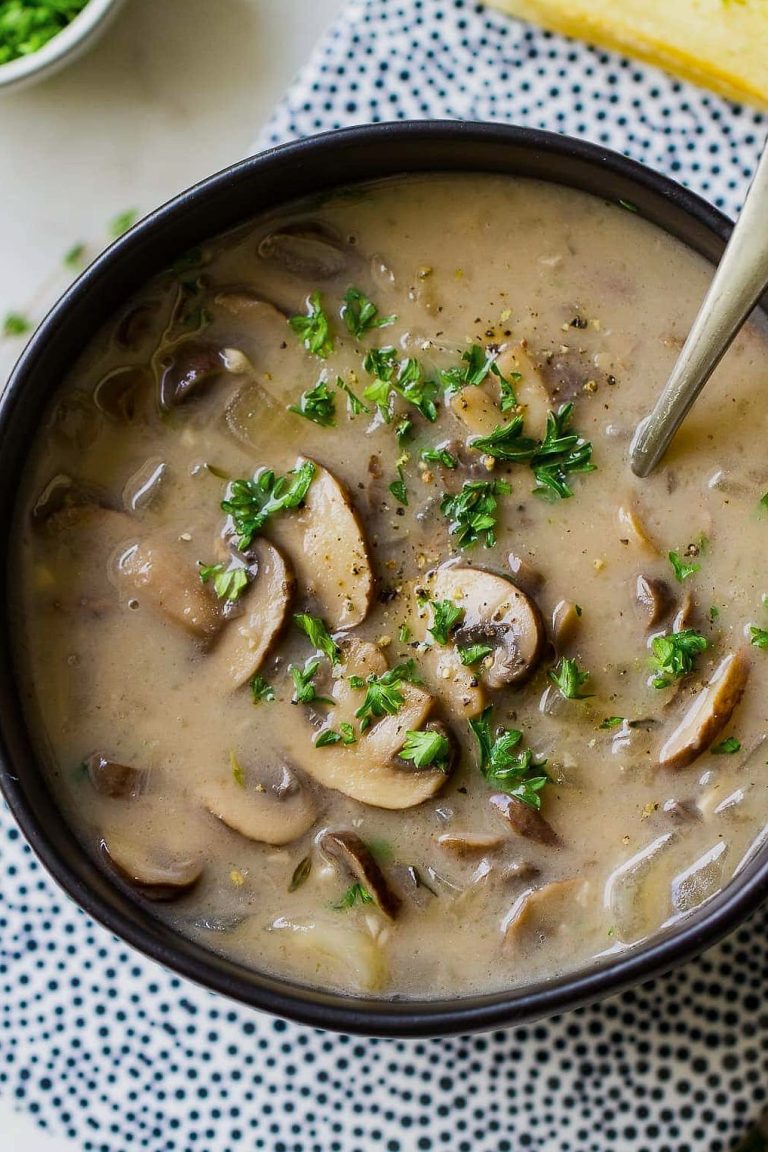 Low-Calorie Mushroom Soup 57 Low-Calorie Mushroom Soup