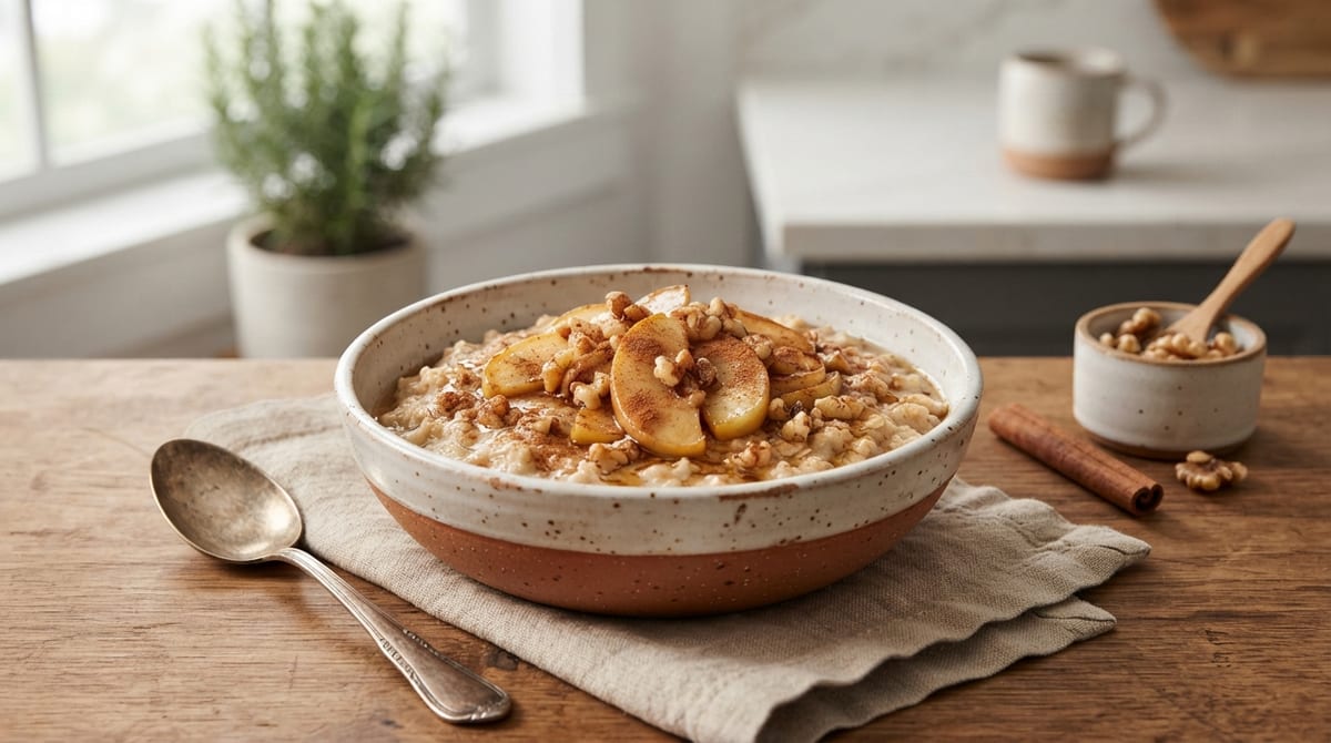 Healthy Apple Cinnamon Oatmeal 6 featured 10591