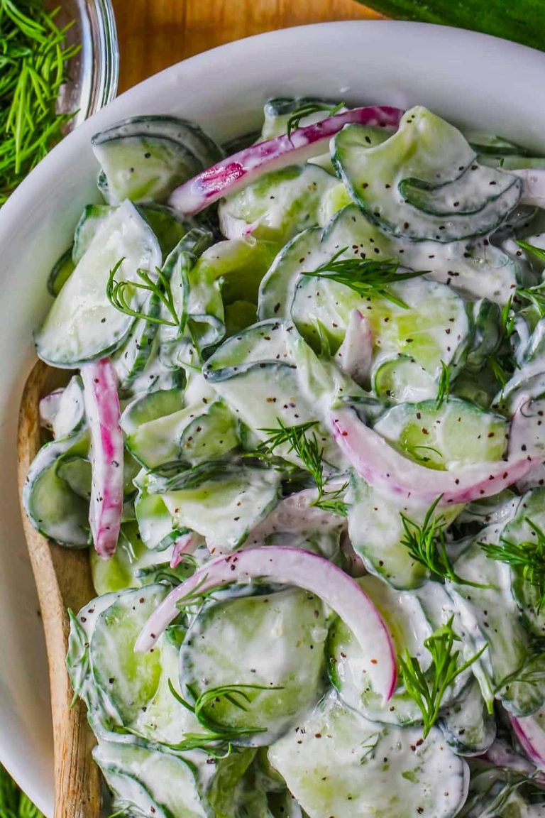 Summer Cucumber Dill Salad 35 Summer Cucumber Dill Salad