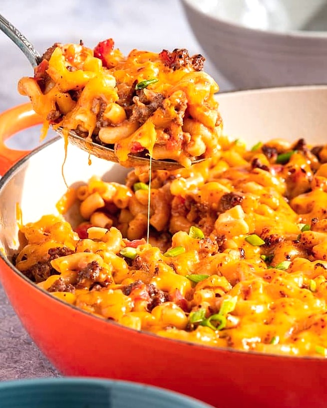 One Pot Cheeseburger Pasta 1 One Pot Cheeseburger Pasta