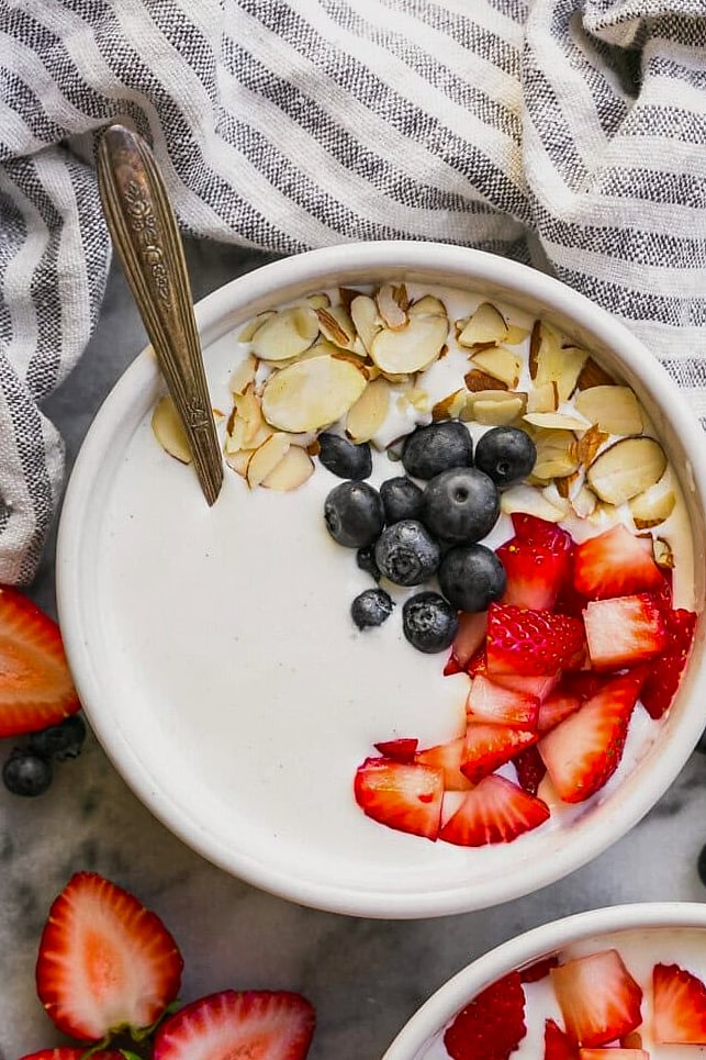 High Protein Cottage Cheese Pizza Bowl