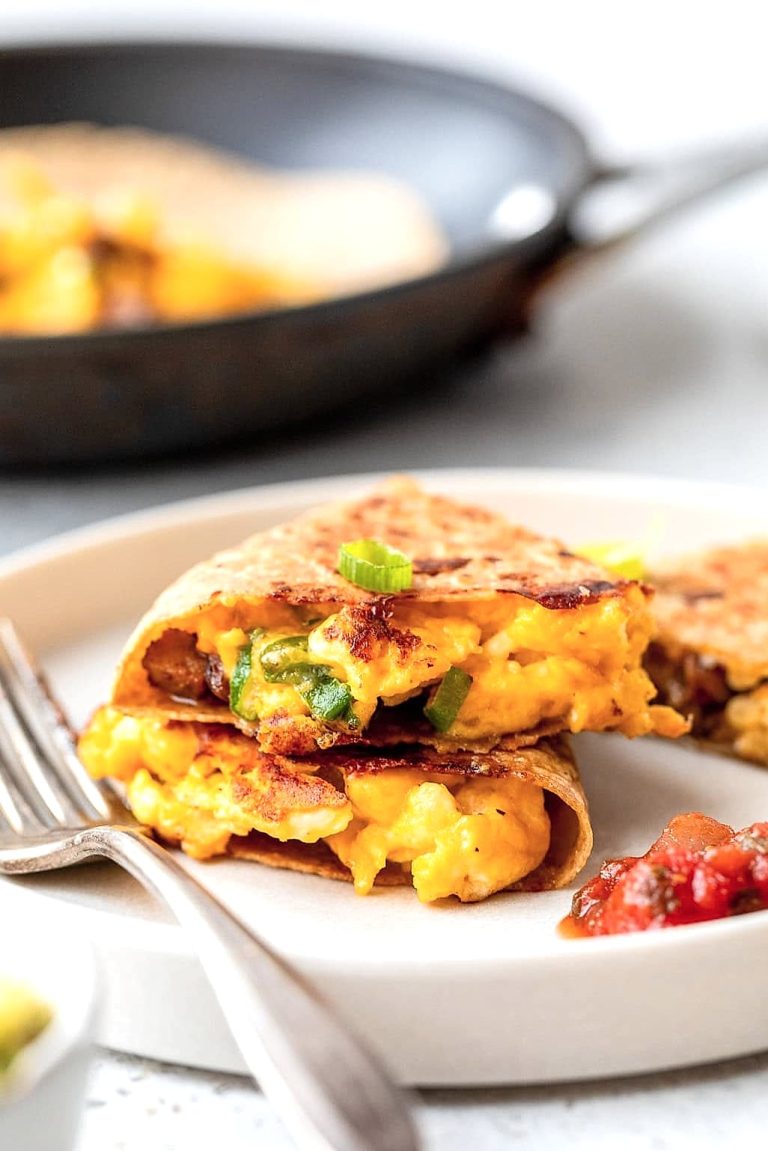 High Protein Breakfast Quesadilla