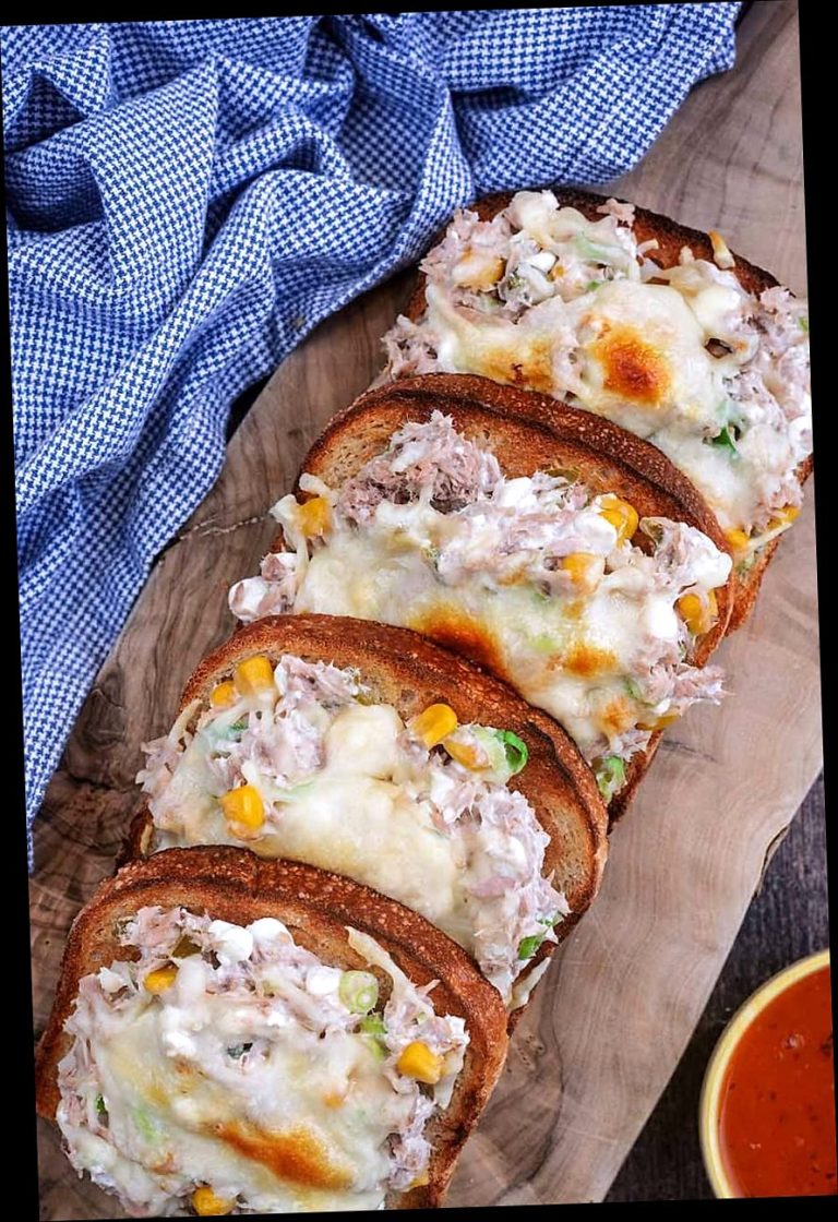 High Protein Tuna Melt Wrap