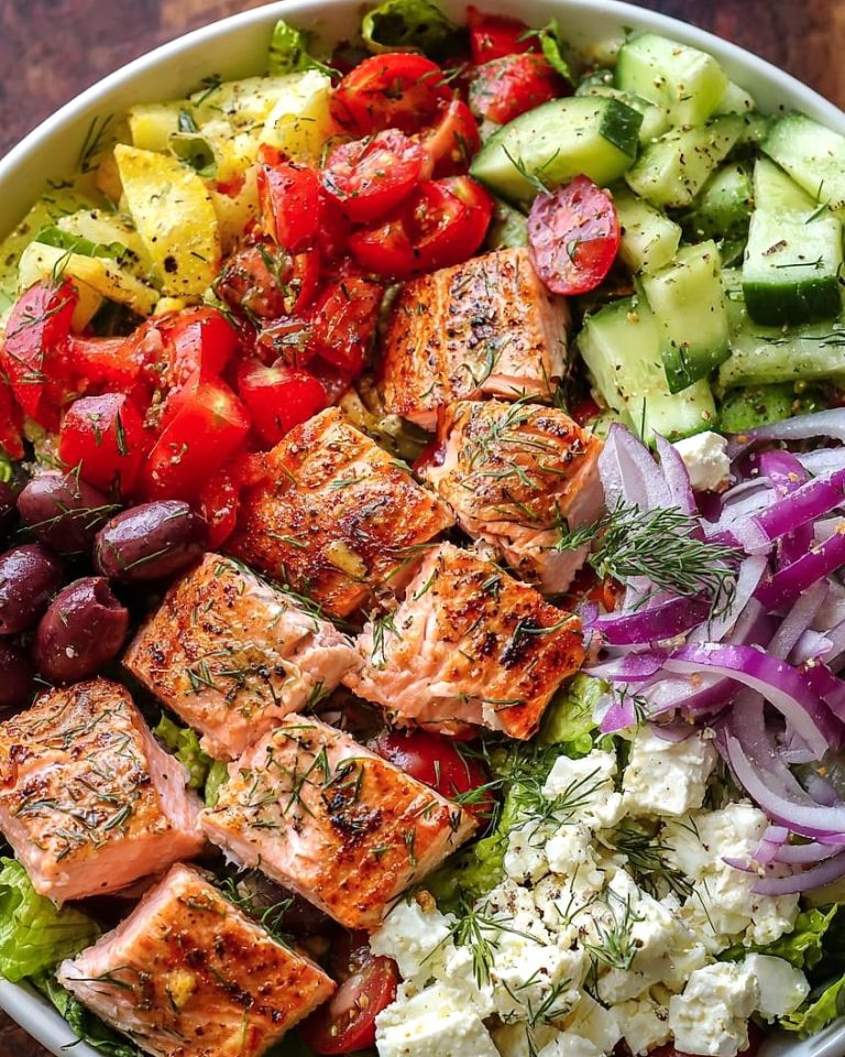 Mediterranean Greek Salmon