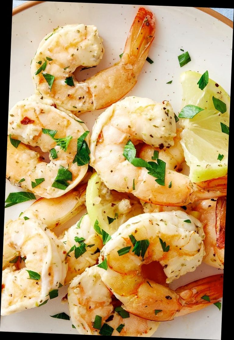 Low-Calorie Lemon Shrimp Pasta