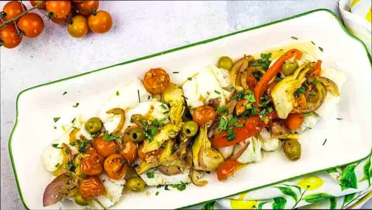 Mediterranean Garlic Cod
