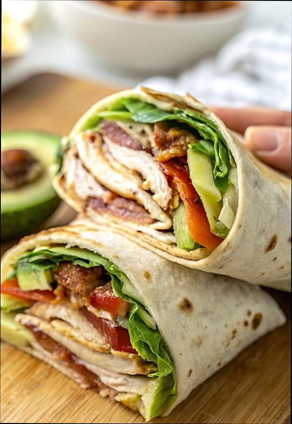 Turkey Club Wrap 42 Turkey Club Wrap