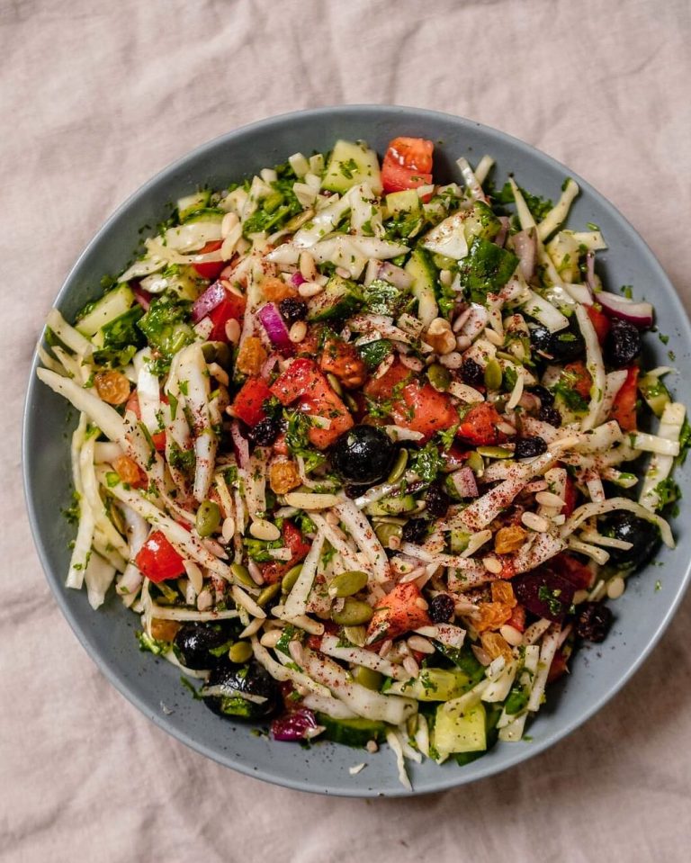 Mediterranean Cabbage Salad 18 Mediterranean Cabbage Salad