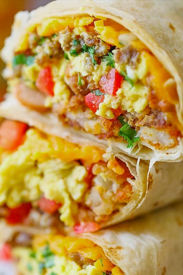 Healthy Breakfast Burrito