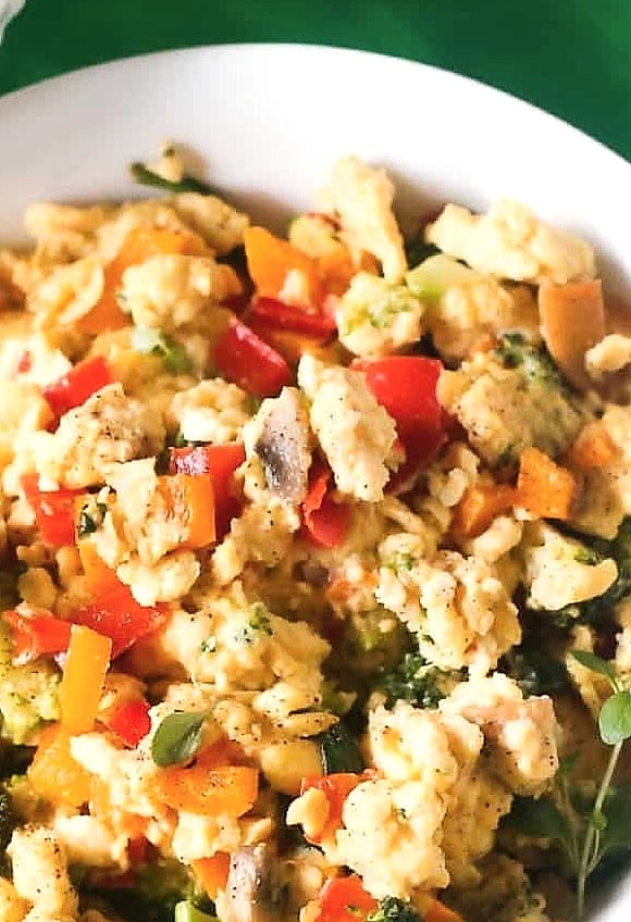 Healthy Veggie Scramble