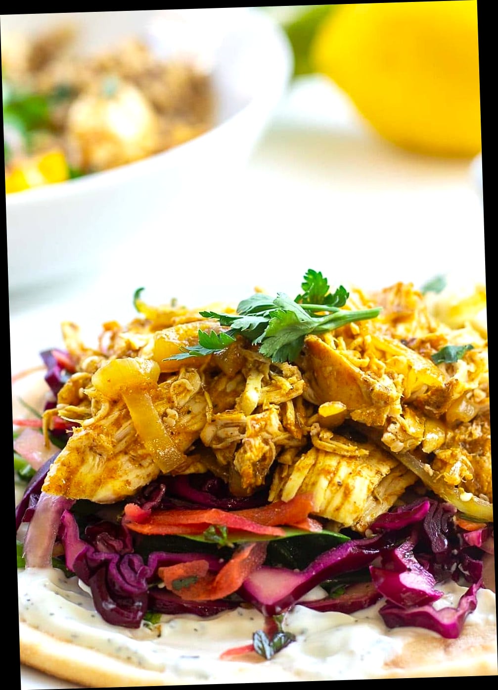 High Protein Chicken Shawarma Bowl