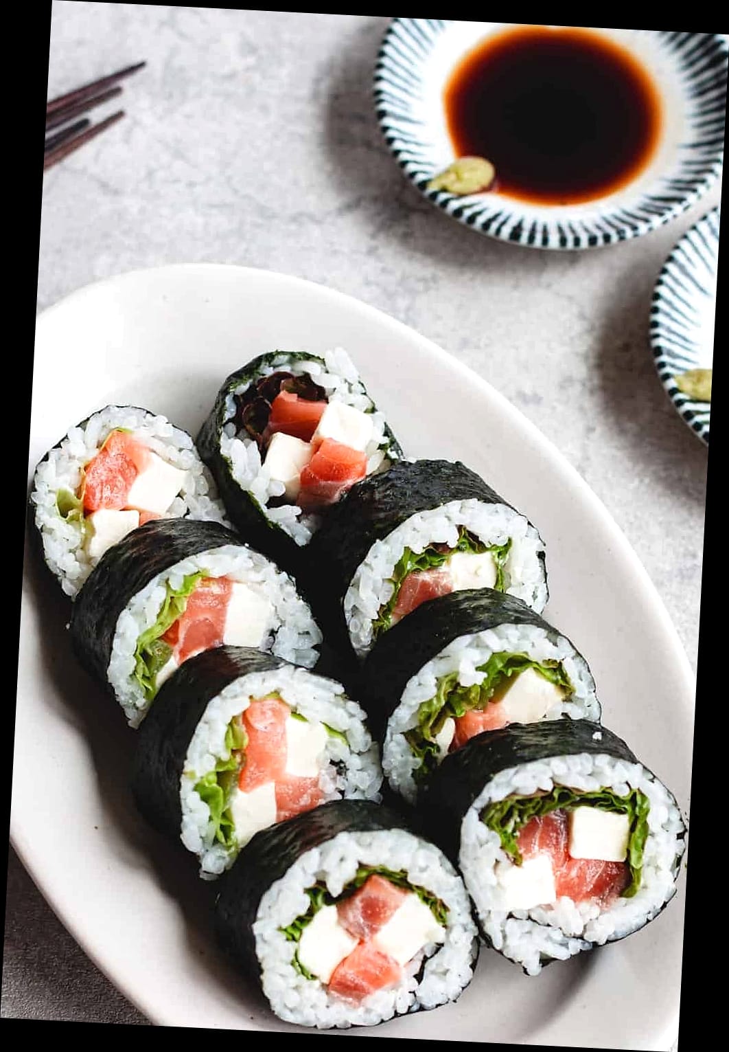 High Protein Salmon Sushi Bowl