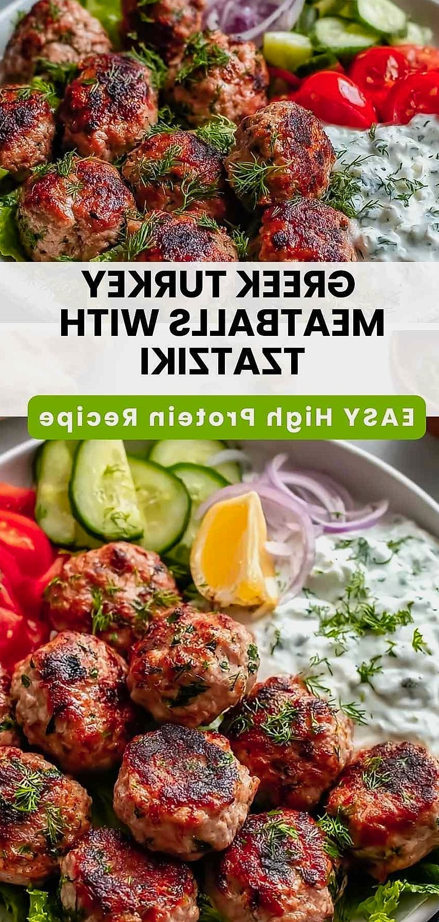 High Protein Greek Turkey Burgers