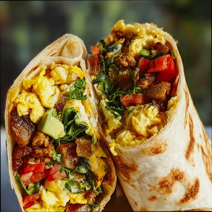 High Protein Breakfast Burrito 12 High Protein Breakfast Burrito