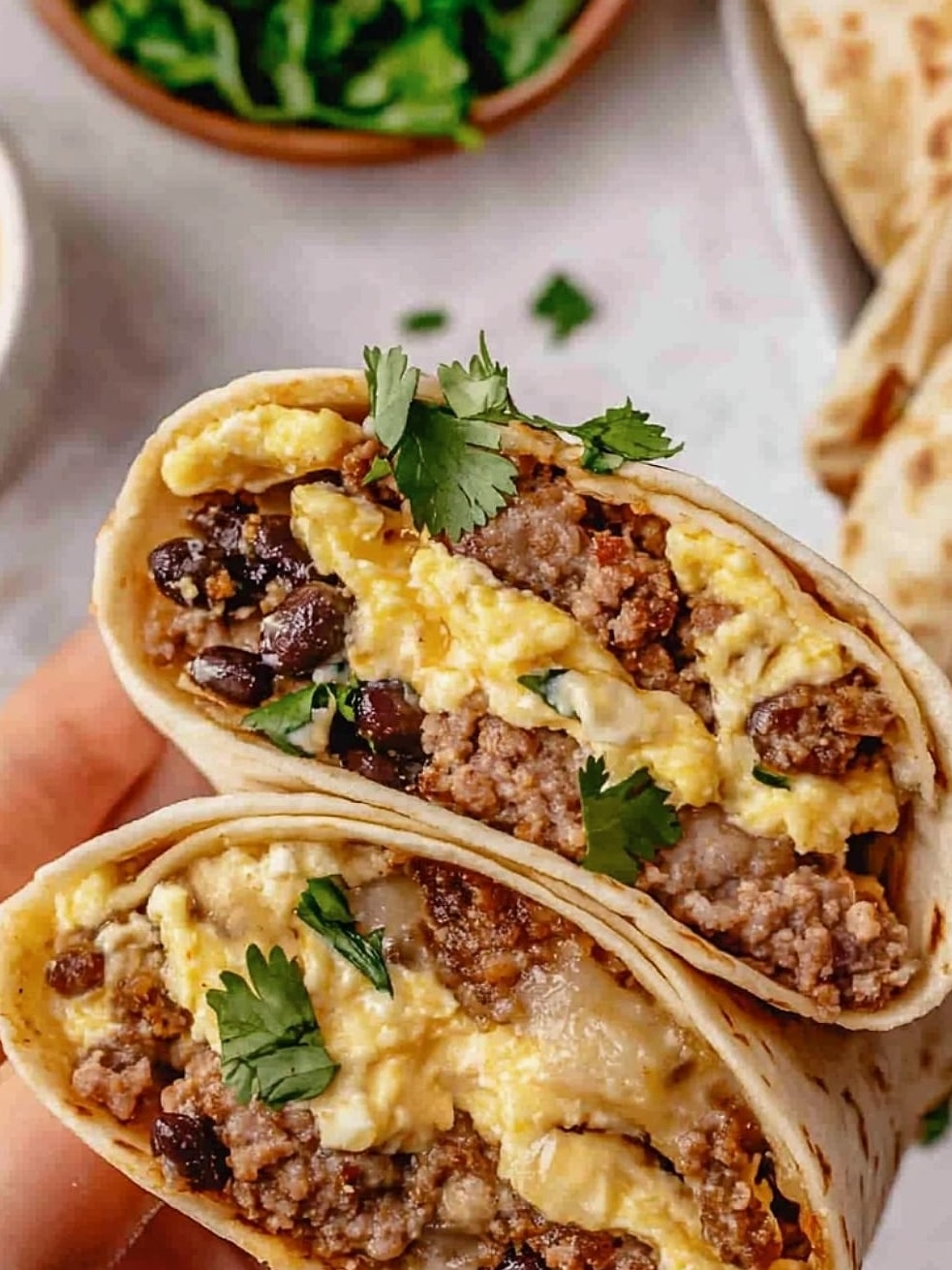 High Protein Breakfast Burrito 8 Ingredients You'll Need