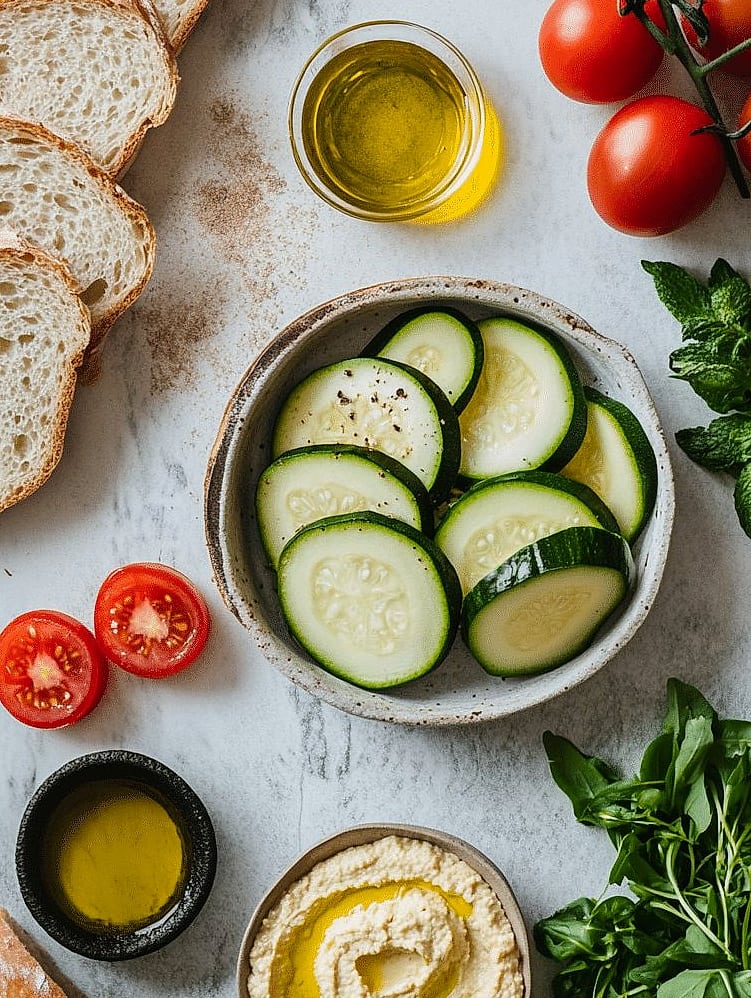Mediterranean Grilled Zucchini 9 Ingredients You'll Need