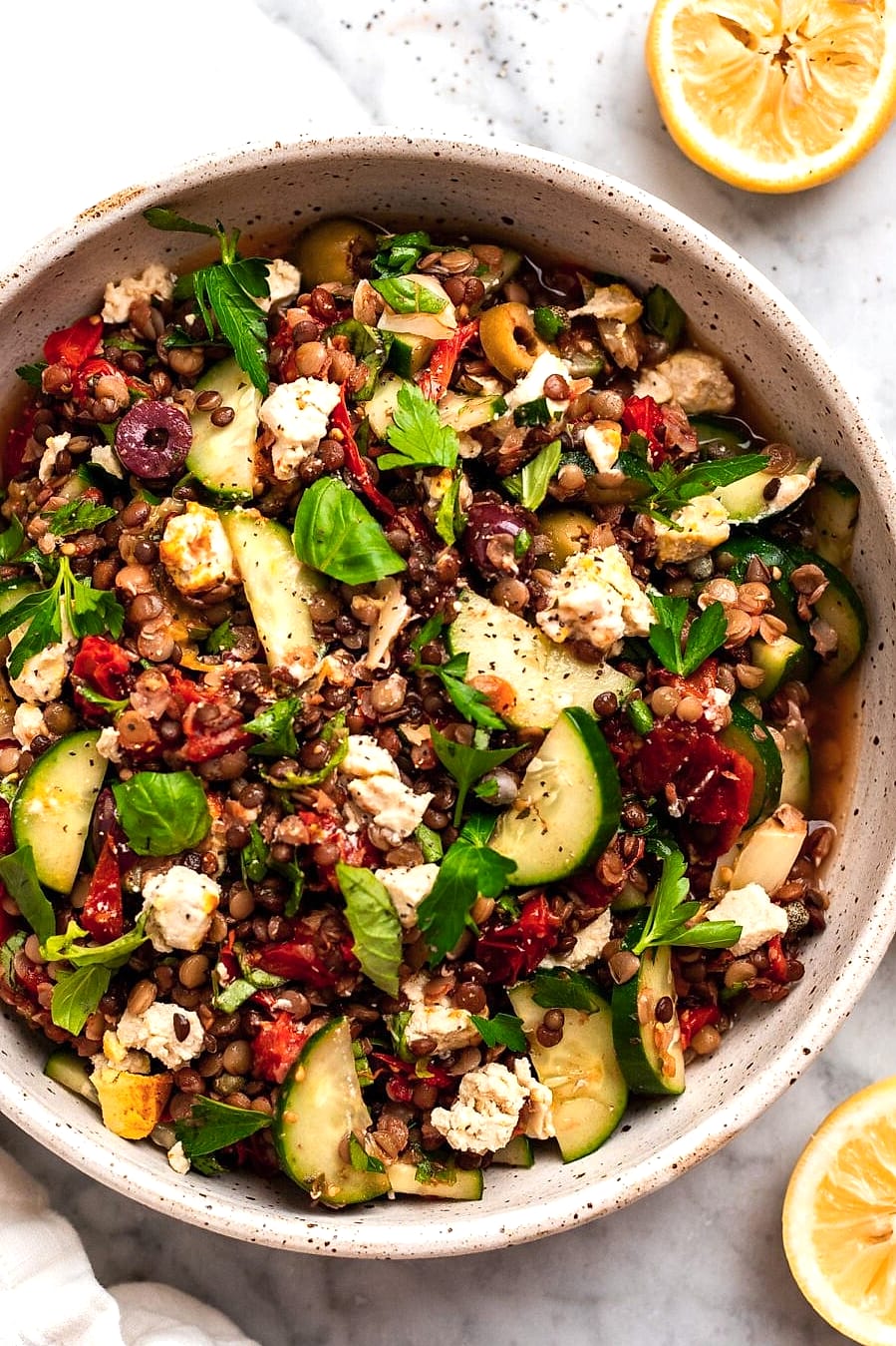 Mediterranean Lentil Salad 9 Ingredients You'll Need