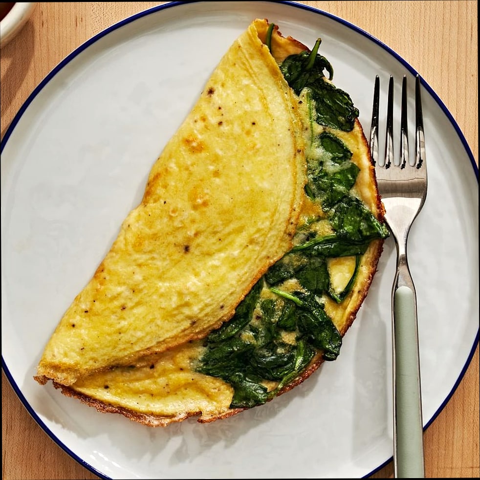 Healthy Spinach Omelet 9 Ingredients You'll Need