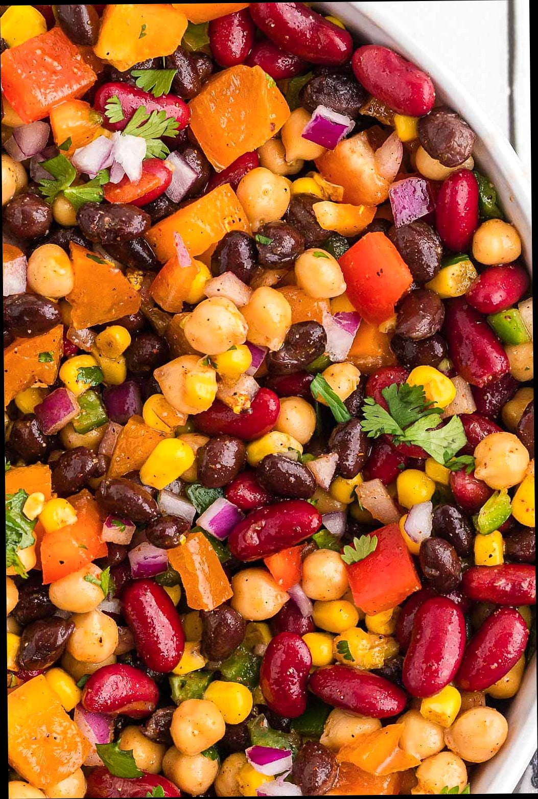 Dense Bean BBQ Chicken Salad 9 Ingredients You'll Need