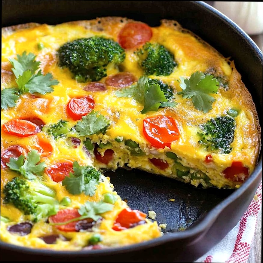 Low-Calorie Veggie Frittata