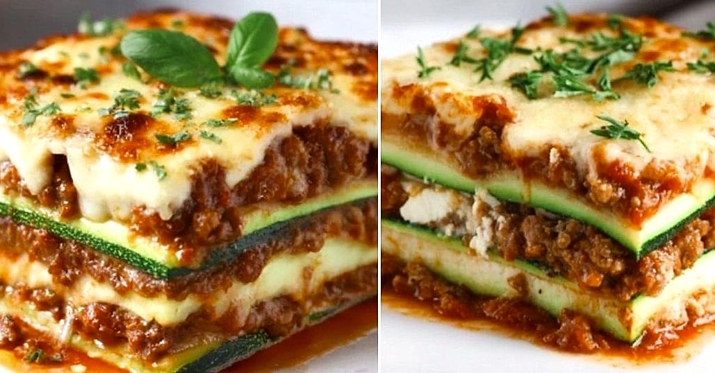 Low-Calorie Zucchini Lasagna