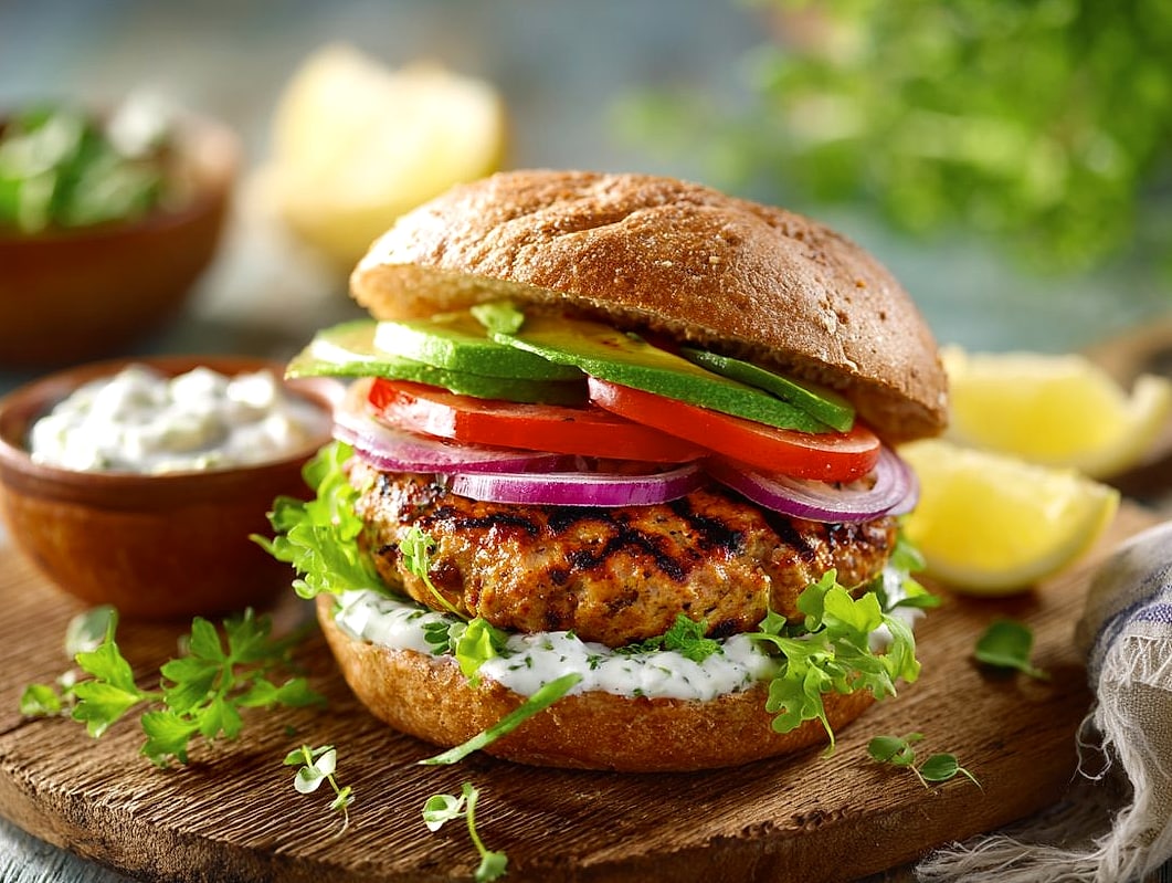 Low-Calorie Turkey Burger Bowl