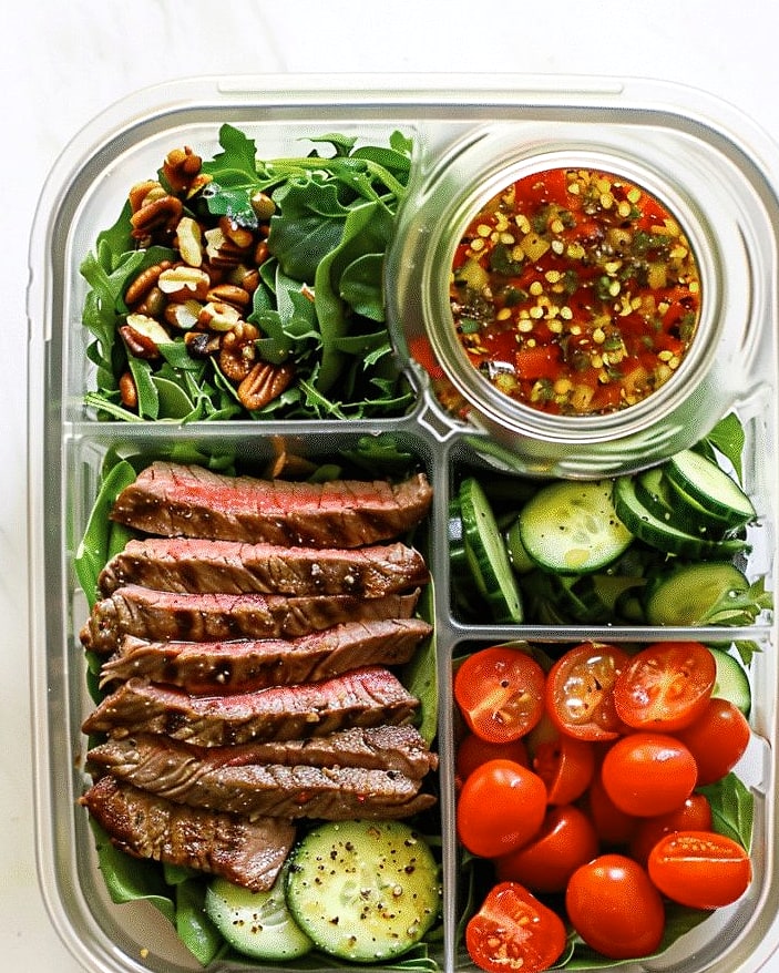 High Protein Steak Salad 11 Storage and Reheating