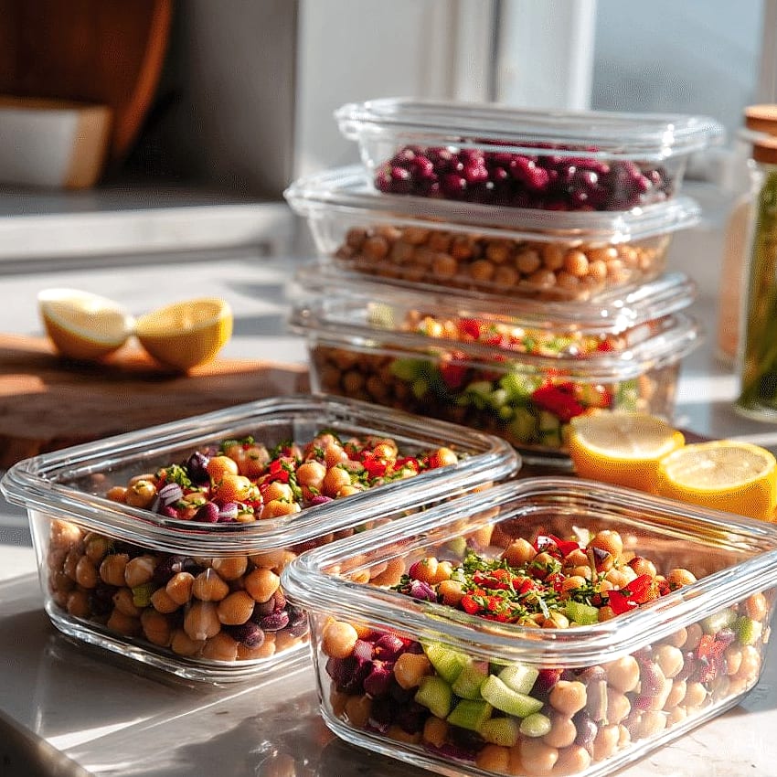 Dense Bean Southwest Salad 11 Storage and Reheating