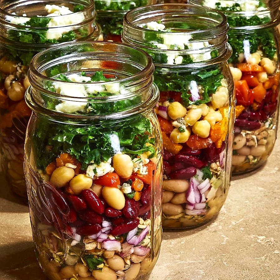 Dense Bean Lemon Herb Salad 11 Storage and Reheating