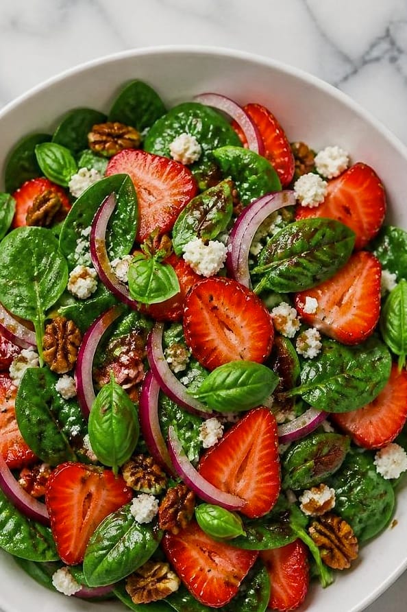 Summer Strawberry Spinach Salad 11 Storage and Reheating