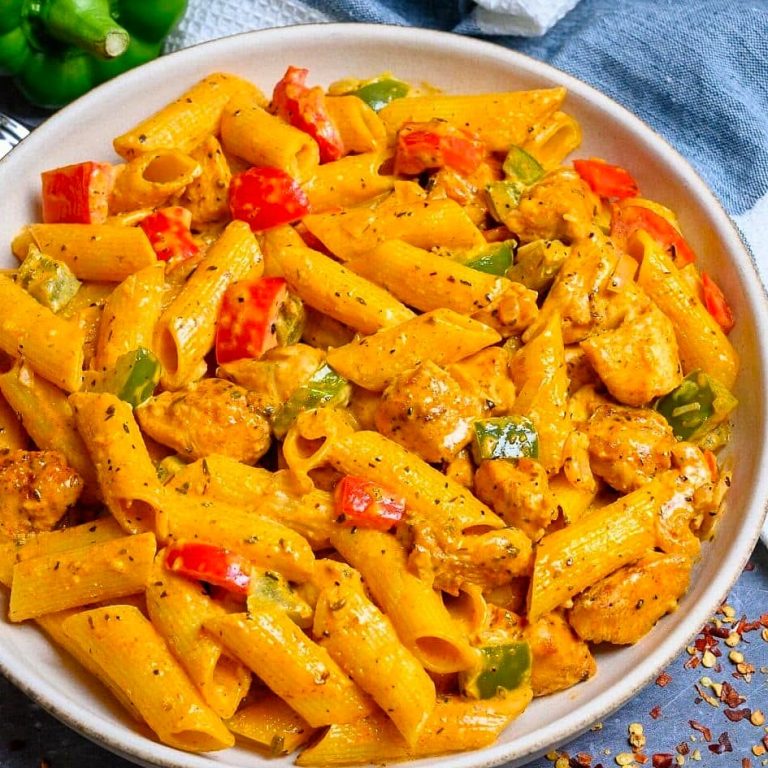 One Pot Spicy Cajun Chicken Alfredo Skillet