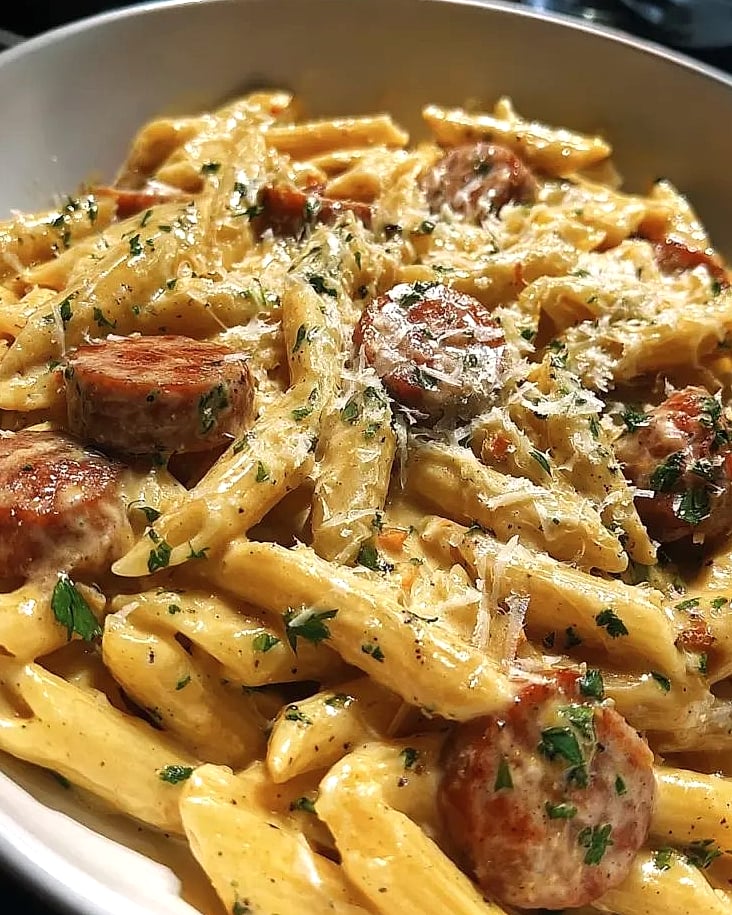 Creamy Ranch Parmesan Sausage Penne 40 Creamy Ranch Parmesan Sausage Penne