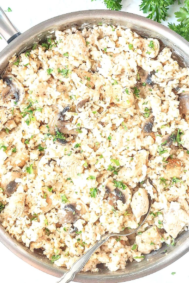 One Pan Creamy Cajun Chicken Rice