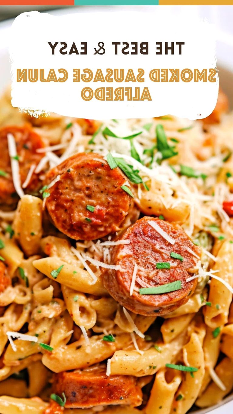 Smoky Garlic Butter Sausage Alfredo