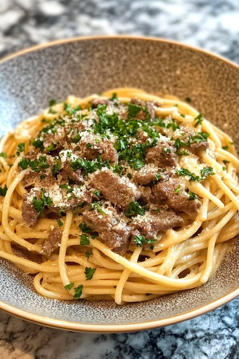 One Pot Creamy Ranch Cajun Steak Pasta