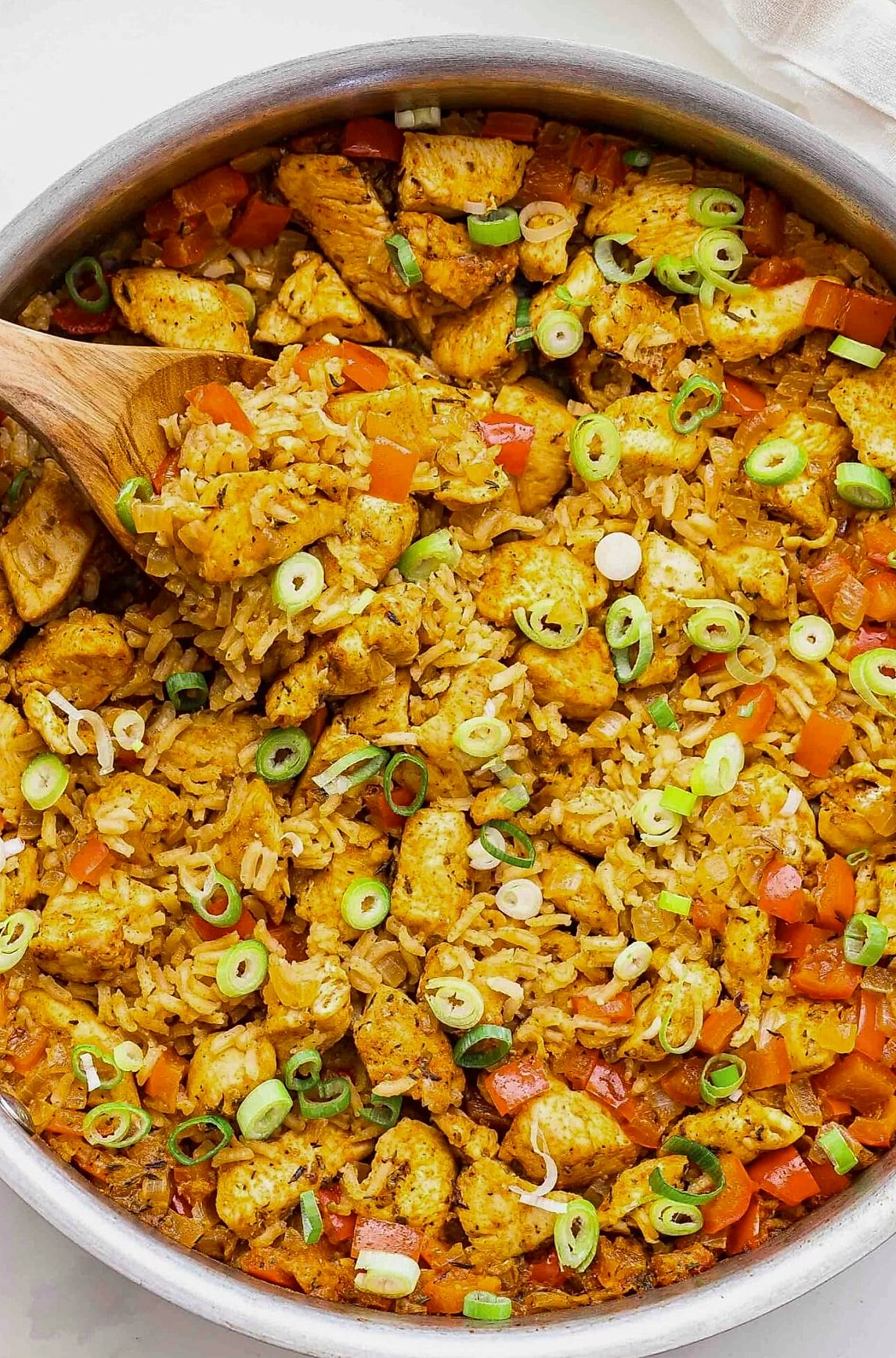 Cajun Chicken Pepper Jack Rice Skillet 7 featured 13672