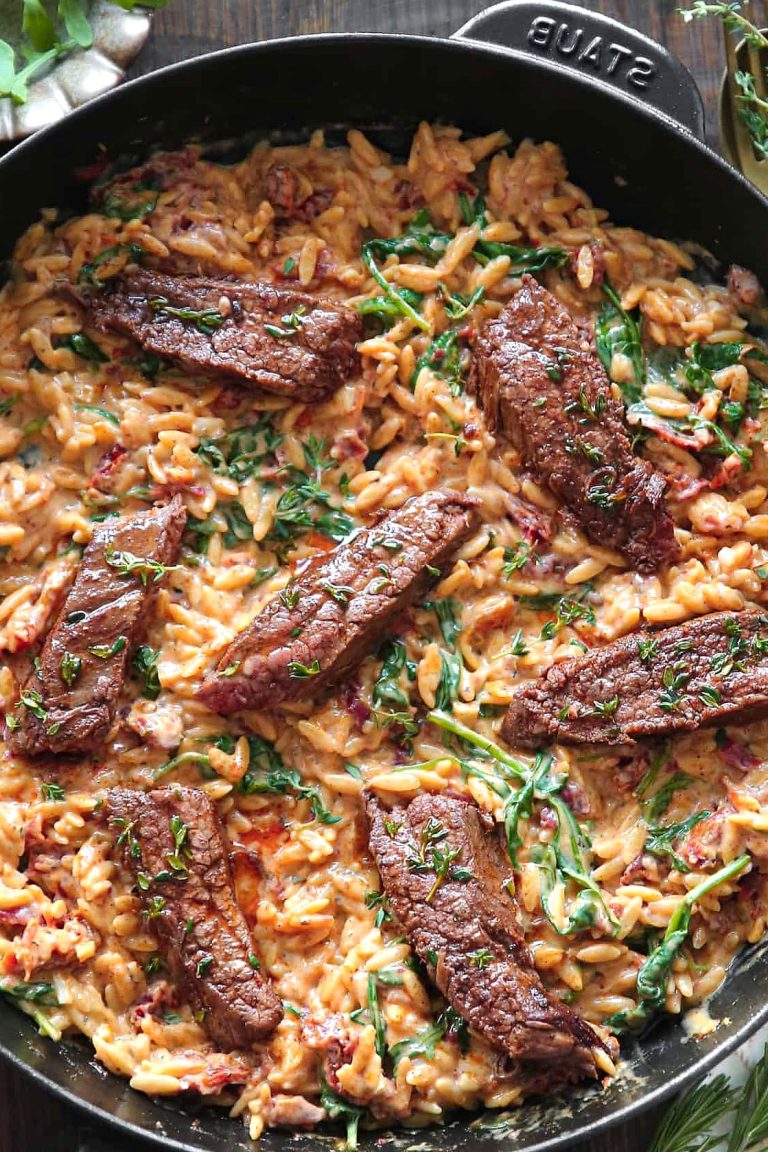 Creamy Bold Cajun Honey Garlic Butter Sausage Orzo