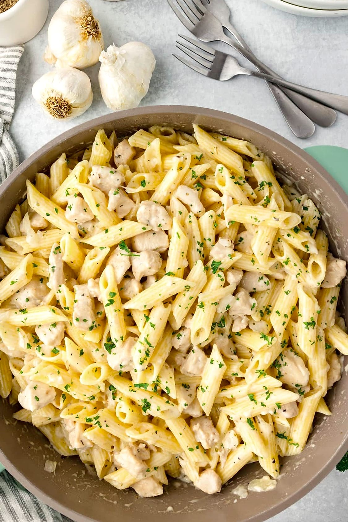 Creamy Pepper Jack Buffalo Chicken Pasta 9 Ingredients You'll Need