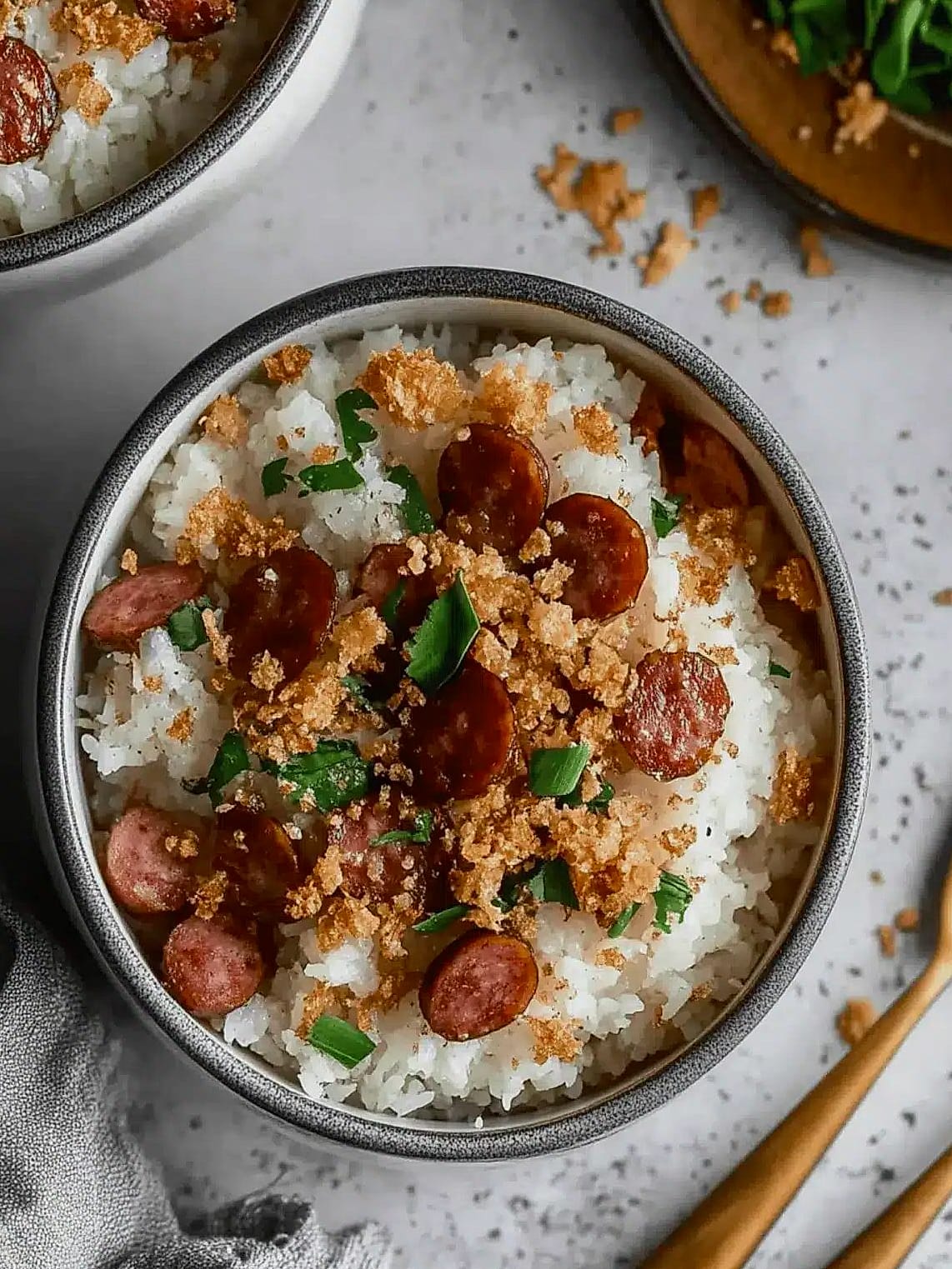Sticky Honey Garlic Smoked Sausage Rice 9 Ingredients You'll Need