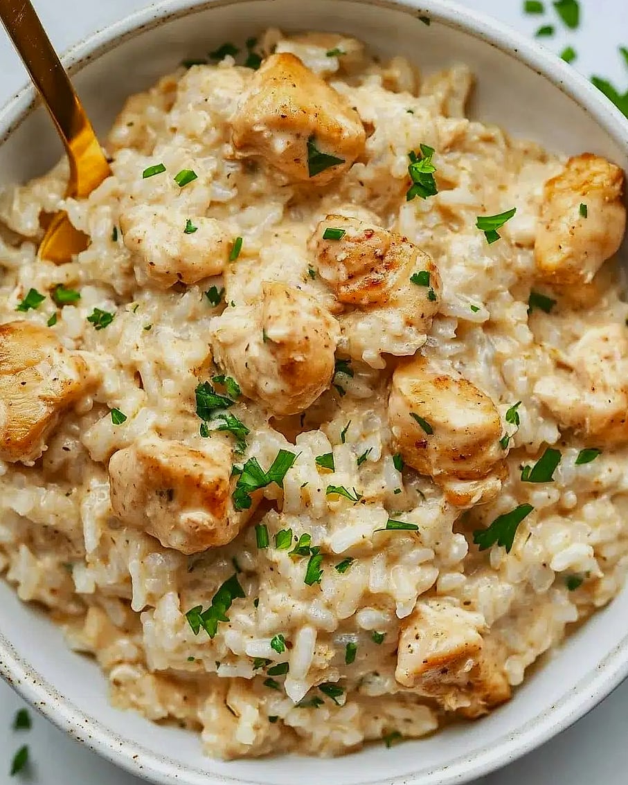 Creamy Honey BBQ Garlic Butter Chicken Rice 9 Ingredients You'll Need