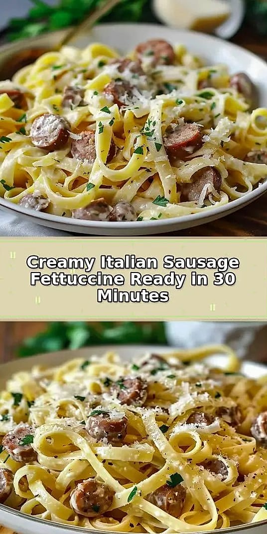 One Pan Creamy Cajun Sausage Alfredo 9 Ingredients You'll Need