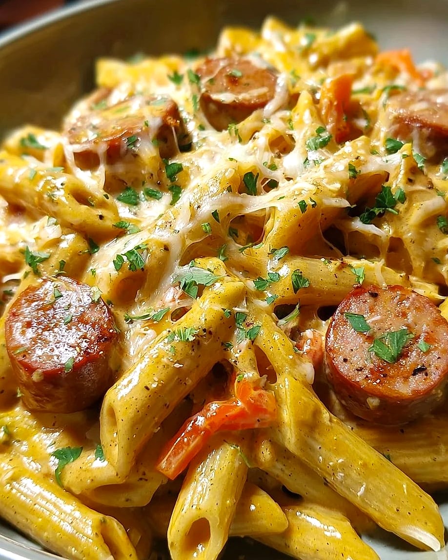 One Pan Smoky Cajun Butter Sausage Penne 13 One Pan Smoky Cajun Butter Sausage Penne