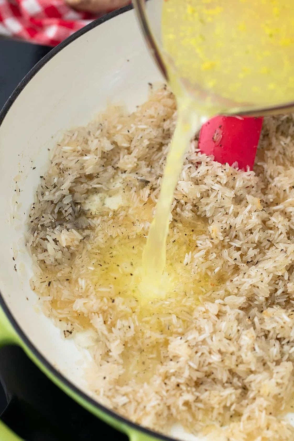 One Pan Honey BBQ Cheddar Chicken Rice