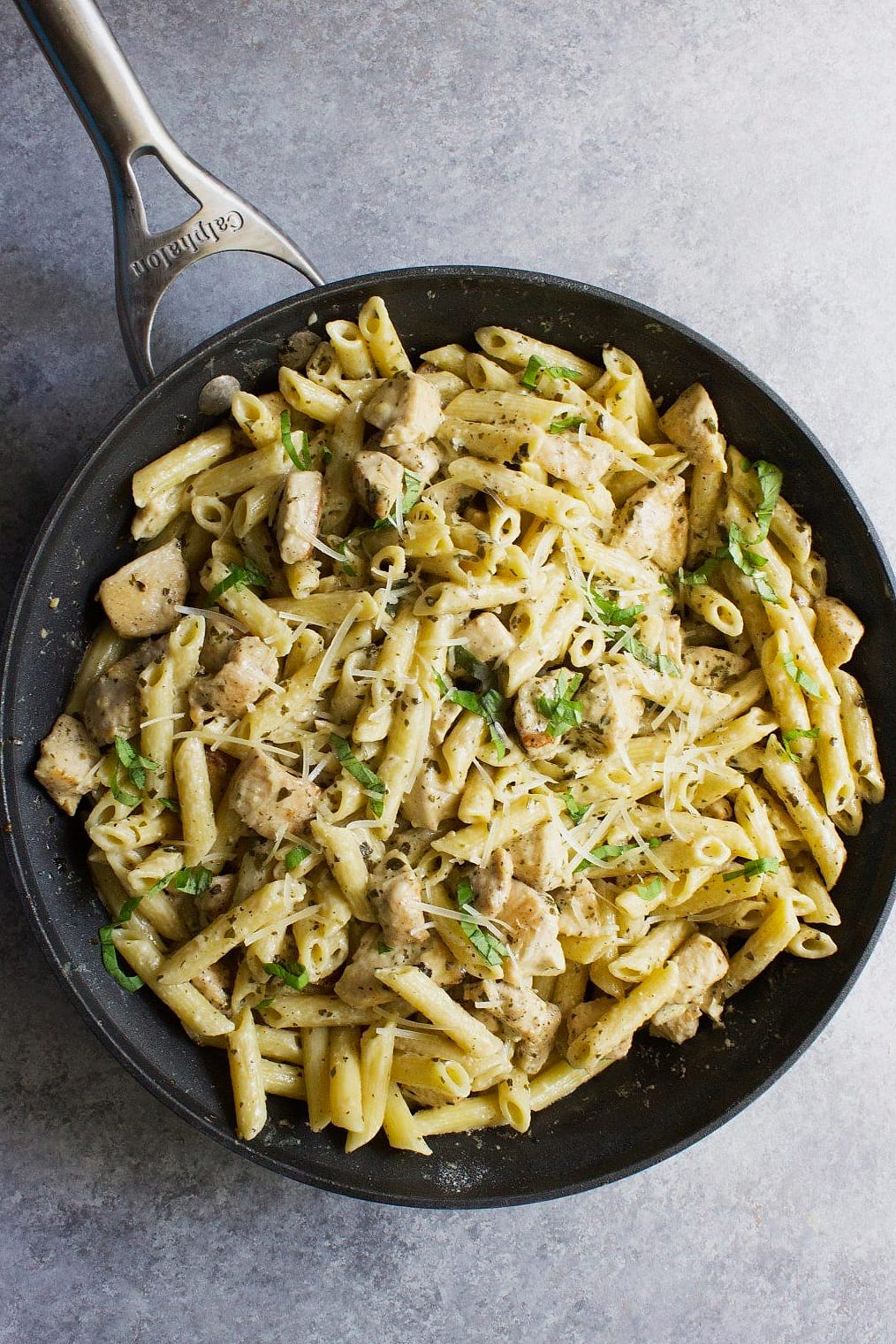 One Pan Creamy Sweet and Spicy Cajun Chicken Pasta