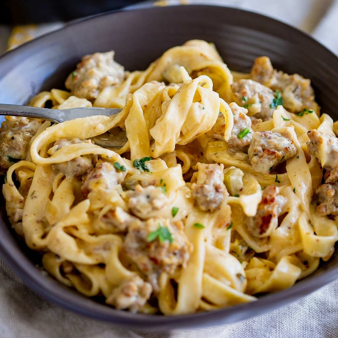 One Pot Creamy Smoked Gouda Sausage Pasta 13 One Pot Creamy Smoked Gouda Sausage Pasta
