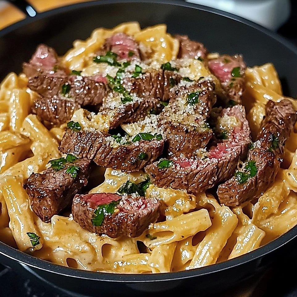 One Skillet Spicy Cajun Steak Bites Pasta 13 One Skillet Spicy Cajun Steak Bites Pasta