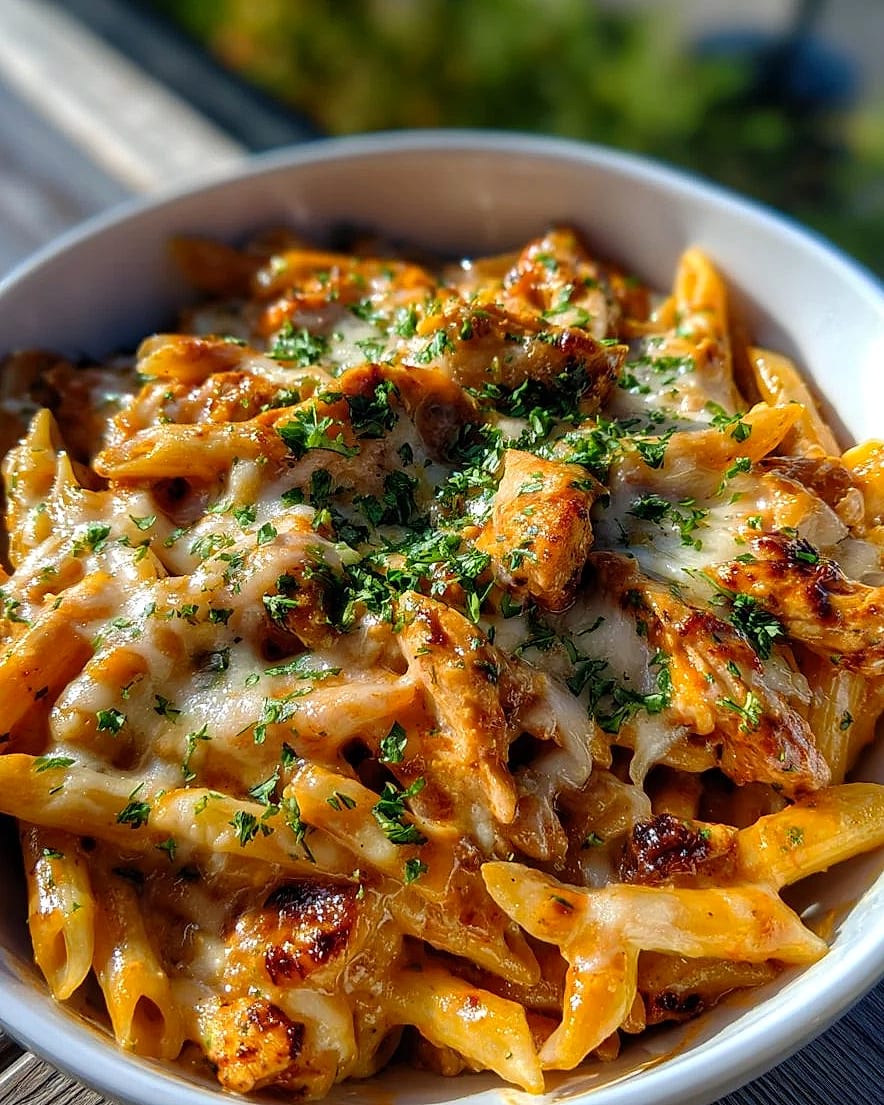 Smoky Honey Butter Chicken Penne