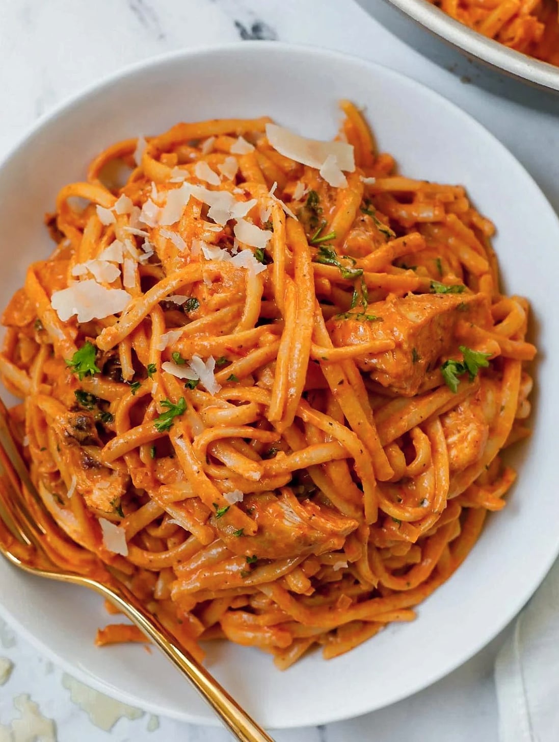 Spicy Cajun Pepper Jack Chicken Pasta Skillet