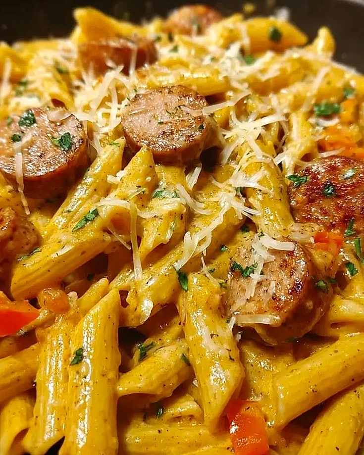 One Pan Smoky Cajun Butter Sausage Penne 11 Storage and Reheating