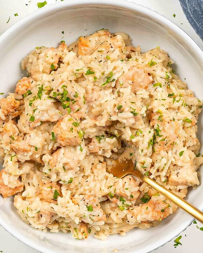 Creamy Honey BBQ Garlic Butter Chicken Rice 11 Storage and Reheating